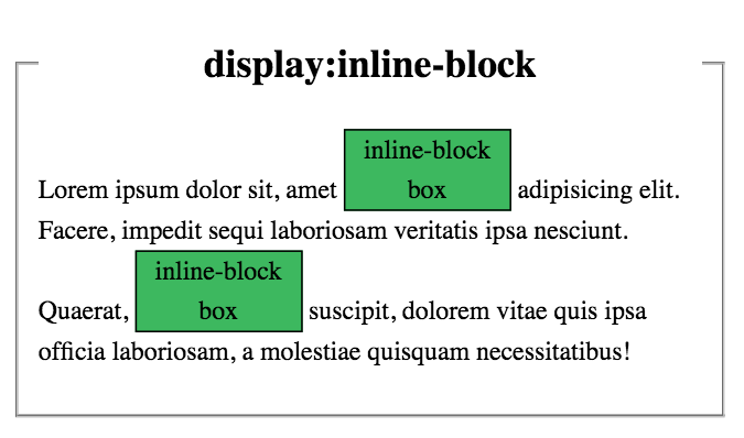 exempel demo för inline-block